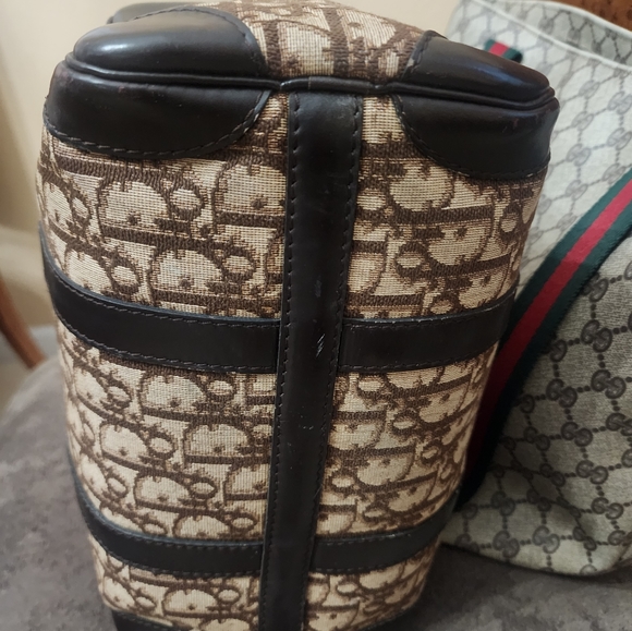 DIOR SPEDDY EXELENT CONDITION   BURGANDY COLOR LEATHER TRIM - Picture 5 of 15